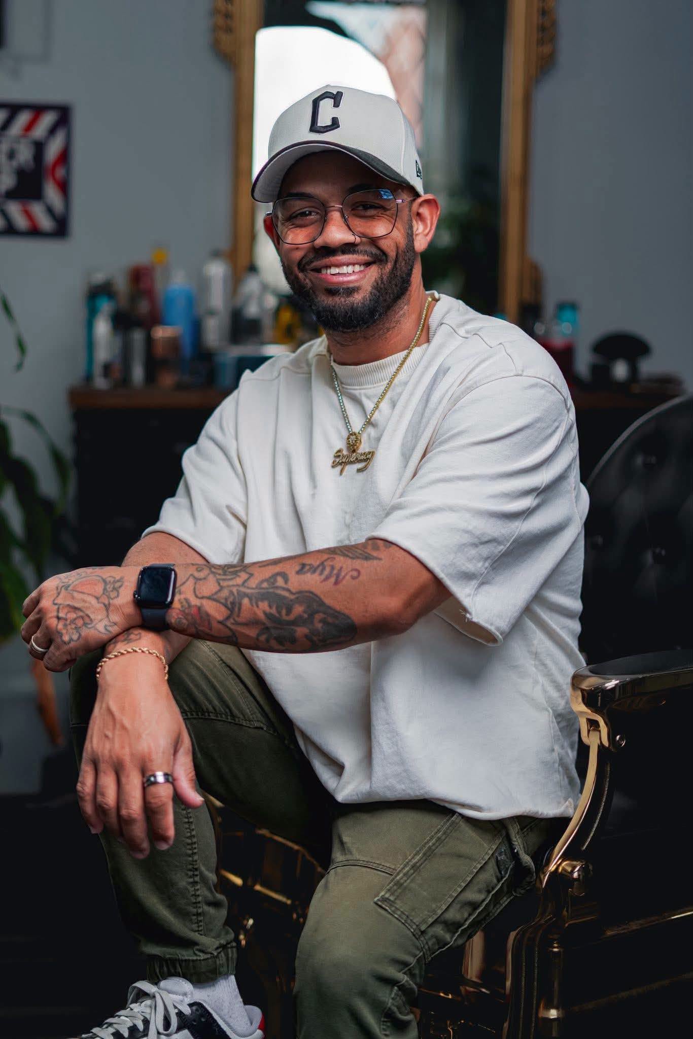 Khristian Santana, owner and barber at Supremacy Barbershop